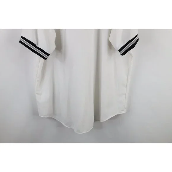 Vintage 90s Majestic Mens 2XL XXL Chicago White Sox Baseball Jersey White USA - Picture 8 of 9